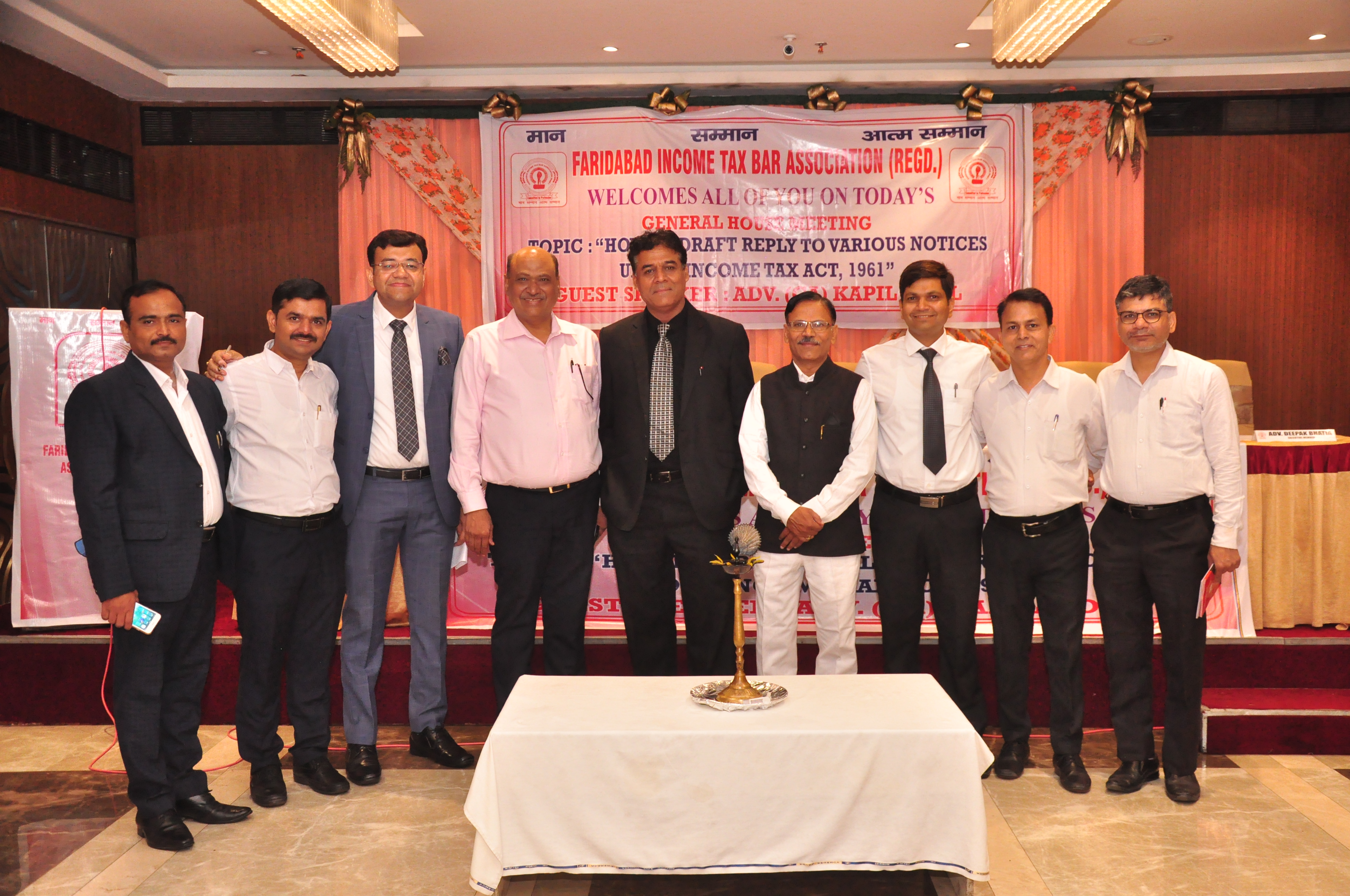 Seminar-1 Guest Speaker CA Kapil Goel 9 July 2022 – Faridabad Income Tax Bar Association